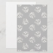 Chalk Drawn Sailboat Pattern Briefpapier (Voorkant / Achterkant)