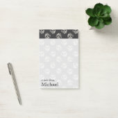 Chalk Drawn Sailboat Pattern | Jouw namen toevoege Post-it® Notes (Kantoor)