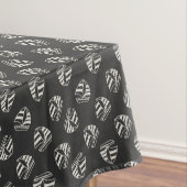 Chalk Drawn Sailboat Pattern Tafelkleed (Voorbeeld)