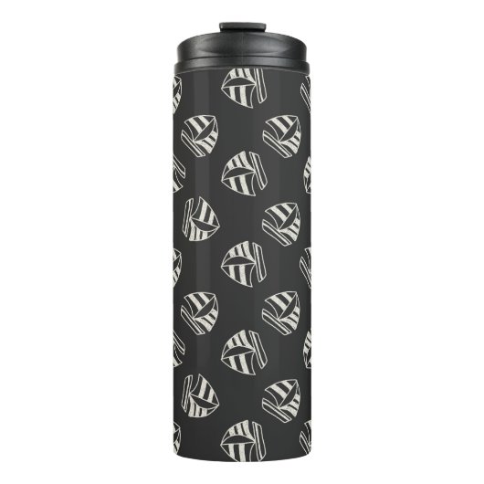 Chalk Drawn Sailboat Pattern Thermosbeker (Voorkant)