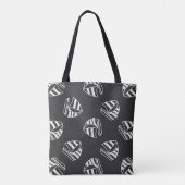 Chalk Drawn Sailboat Pattern Tote Bag (Achterkant)