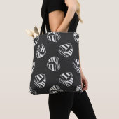 Chalk Drawn Sailboat Pattern Tote Bag (Dichtbij)