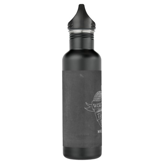 Chalk Geïnspireerde Apple-leraar Waterfles (Links)