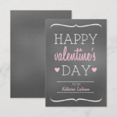 Chalk Geïnspireerde Kinder school/klaslokaal Valen Kaart (Voorkant / Achterkant)