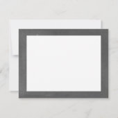 Chalk Geïnspireerde vlinderbloemkaarten Notitiekaartje (Achterkant)