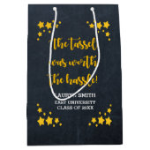 Chalk Gold Star - Speciaal Afstuderen Medium Cadeauzakje (Voorkant)