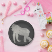 Chalk Gorilla Papieren Bordje (Feest)