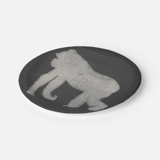 Chalk Gorilla Papieren Bordje (Gekanteld)