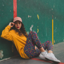 Chalk Heart Leggings - Cute