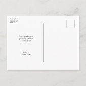 Chalk Introducing Baby Foto's Geboorteaankondiging Aankondigingskaart (Achterkant)