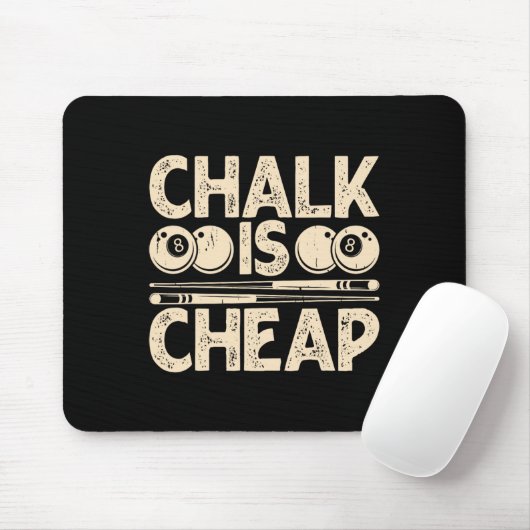 Chalk is goedkoop muismat (Met muis)