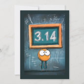 Chalk It Up to Pi: 3.14 Geek Mode geactiveerd Kaart (Voorkant)