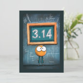 Chalk It Up to Pi: 3.14 Geek Mode geactiveerd Kaart (Staand voorkant)