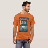Chalk It Up to Pi: 3.14 Geek Mode geactiveerd T-shirt (Voorkant volledig)