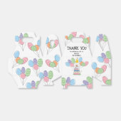 Chalk Labradoodle Verjaardag Bedankt Favor Box Bedankdoosjes (Uitgevouwen)