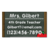 Chalk-leraren Informatie Magnetische Visitekaartje Magnetisch Visitekaartje (Voorkant)