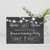 Chalk licht thuis kaart (Staand voorkant)