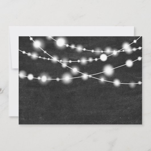 Chalk licht thuis kaart (Achterkant)