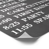 Chalk Lights Orde der Gebeurtenissen Poster (Hoek)