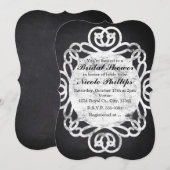 Chalk  Lijst Bridal Shower Invitations Kaart (Voorkant / Achterkant)