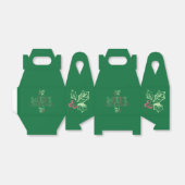 Chalk Mistletoe Pattern Bedankdoosjes (Uitgevouwen)