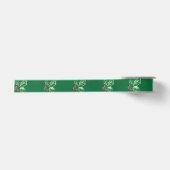 Chalk Mistletoe Pattern Satijnen Lint (Voorkant)