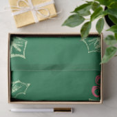 Chalk Mistletoe Pattern Tissuepapier (Geschenk)