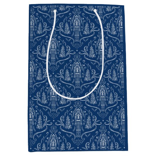 Chalk nutcracker doodle Christmas  Medium Cadeauzakje (Voorkant)