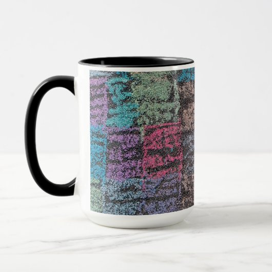 Chalk op de stoep mok (Links)