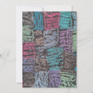 Chalk op de zijkant van de strook in geel wit paar kaart