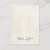 Chalk Paint Ketting Hanger Display Visitekaartje (Achterkant)