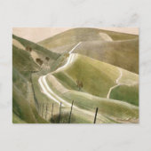 Chalk Paths van Eric Ravilious Briefkaart (Voorkant)