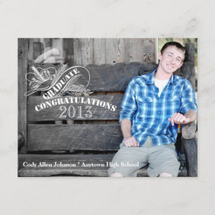 Chalk Photo Afstuderen Aankondiging