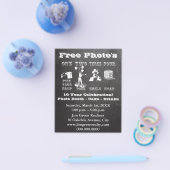 Chalk Photo Booth Prop Sign Flyer (Enkel)