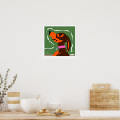 "Chalk Profile" van Ed Lowther Poster (Keuken)