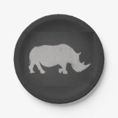 Chalk Rhino Papieren Bordje (Voorkant)