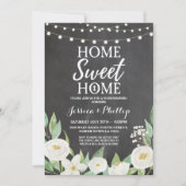 Chalk Rustic New Home Invite Kaart (Voorkant)