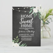 Chalk Rustic New Home Invite Kaart (Staand voorkant)