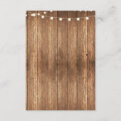 Chalk Rustieke Accommodatie Pompoen Kaarten bruilo (Achterkant)