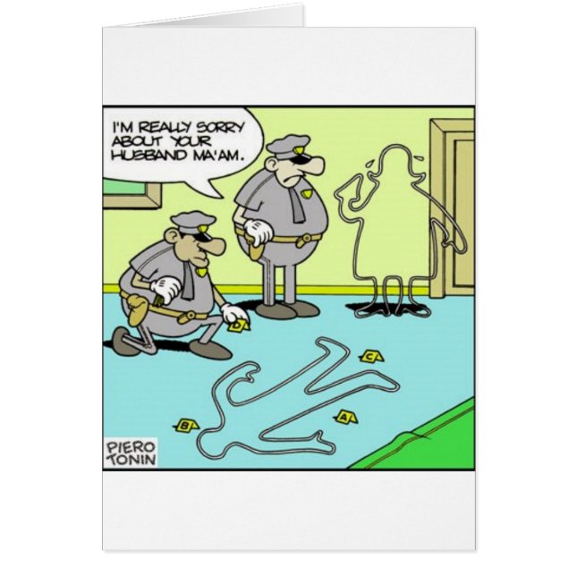 Chalk schetst funny Police Giften & Collectibles (Voorkant)