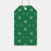 Chalk Snowflake Pattern Cadeaulabel (Voorkant)