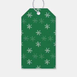 Chalk Snowflake Pattern Cadeaulabel