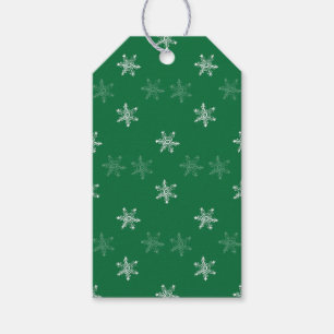 Chalk Snowflake Pattern Cadeaulabel
