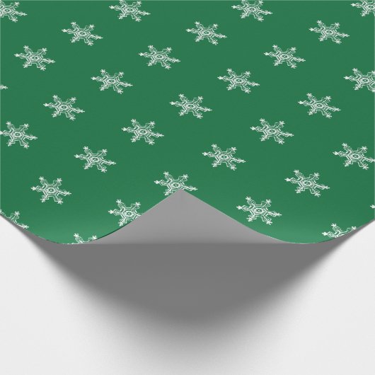 Chalk Snowflake Pattern Cadeaupapier (Hoek)