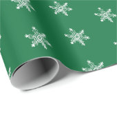 Chalk Snowflake Pattern Cadeaupapier (Rol Hoek)