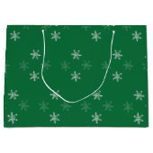 Chalk Snowflake Pattern Groot Cadeauzakje (Voorkant)