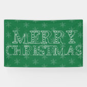 Chalk Snowflake Pattern Spandoek (Horizontaal)