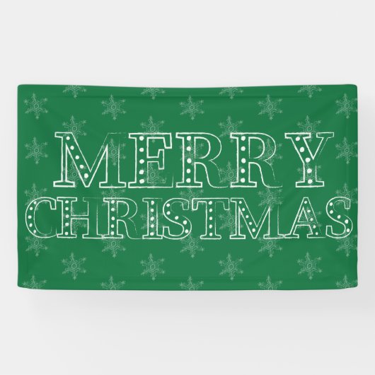 Chalk Snowflake Pattern Spandoek (Horizontaal)