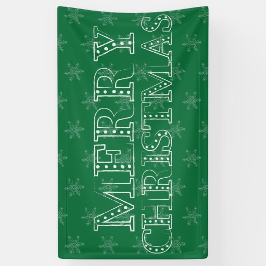 Chalk Snowflake Pattern Spandoek (Verticaal)