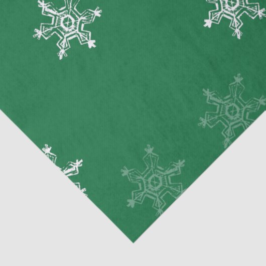 Chalk Snowflake Pattern Tissuepapier (Detail)